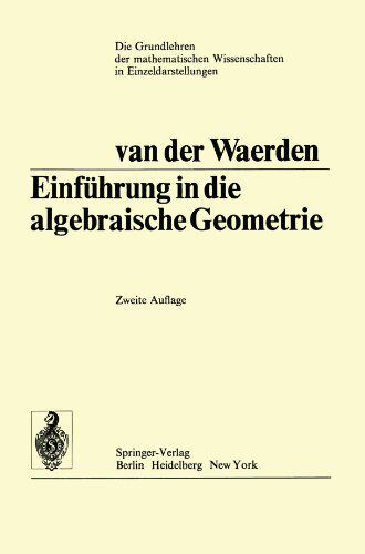 【预订】Einfuhrung in Die Algebraische Geometrie