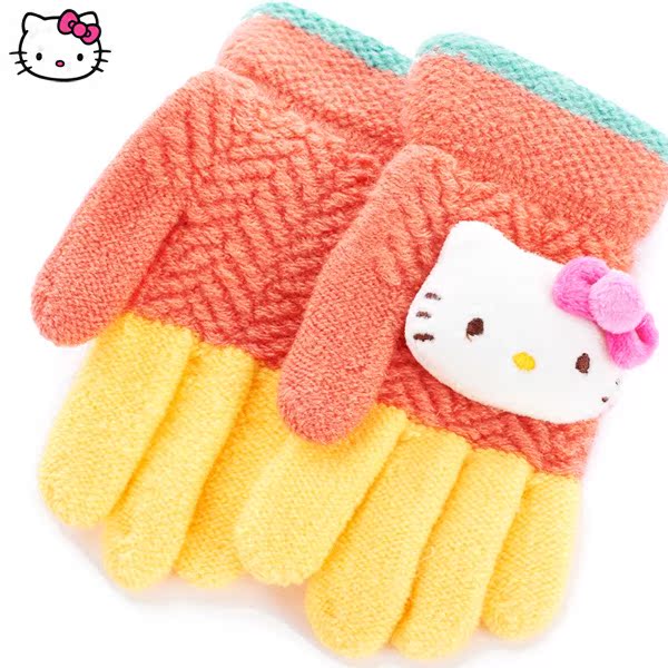 Gants pour fille HELLO KITTY en acrylique - Ref 2150326 Image 5