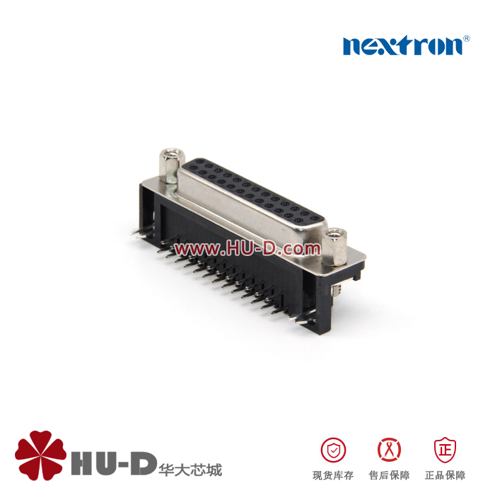 正凌精工nextron D-USB连接器 卧式弯针DB头 DR-25P 母头/弯针