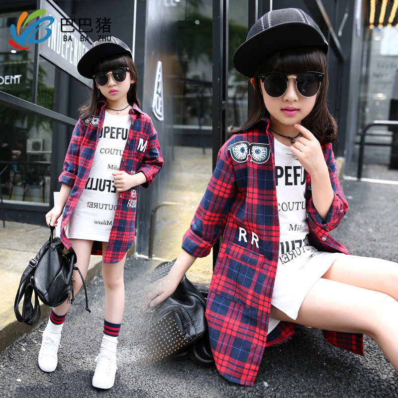 Chemise fille à manche longue - Ref 2085459 Image 1