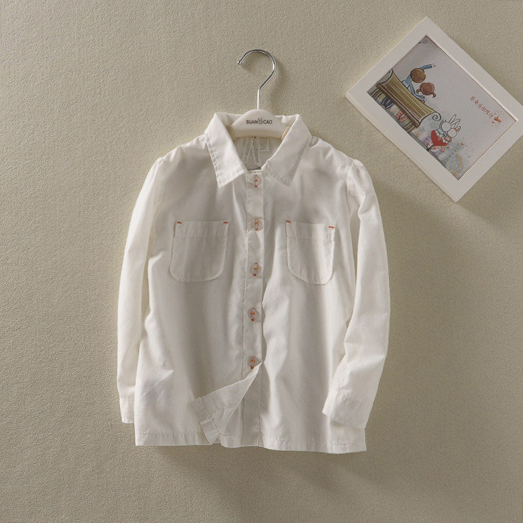 Chemise fille à manche longue - Ref 2086870 Image 1