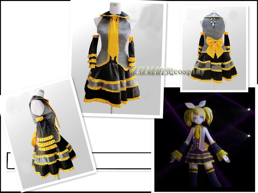 cosplay动漫游戏v家 初音未来镜音双子姐姐玲RIN铃cos服免邮定制