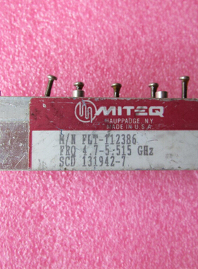 MITEQ FLT-112386 4.7-5.515GHz SMA 射频微波同轴带通滤波器