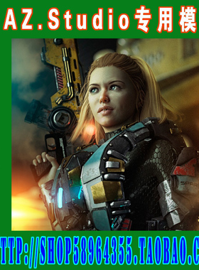 daz3d studio模型Genesis3五套高品质科幻服装合集之一(3M-195)