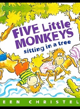 【预售】Five Little Monkeys Sitting in a Tree 廖彩杏书单推荐