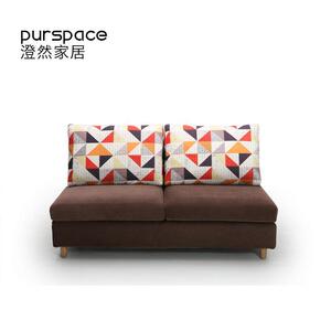 特价小户型客厅布艺沙发双人位沙发酒店宾馆旅店咖啡厅无扶手沙发