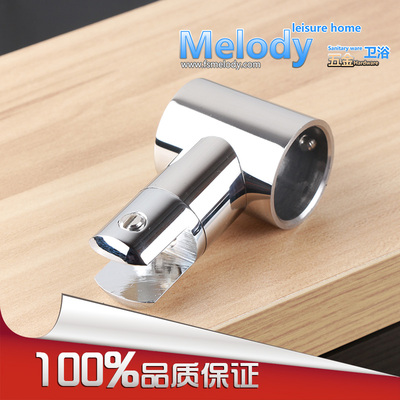 Me-K10 优质304不锈钢淋浴房管连接件25直径T字玻璃止摆吊夹 加厚