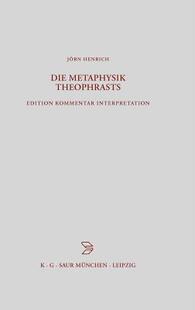 【预售】Die Metaphysik Theophrasts: Edition,...