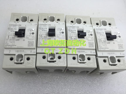 原装正品三菱漏电断路器 NV30-FA 2P 5A 10A 15A 20A  NV30-FAU
