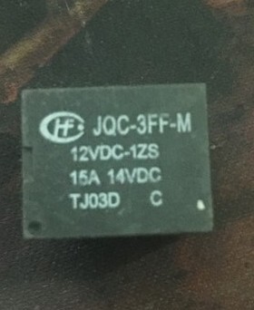 JQC-3FF-M 12VDC-1ZS HFKB-1 15A 14VDC