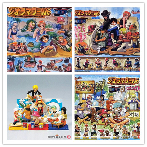 中古品海贼王场景世界扭蛋
