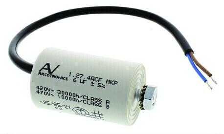 AV ARCOTRONICS 1.27.4ACF MKP 6uF 420VAC 470VAC 进口 启动电容