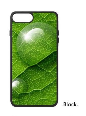 适用于iPhone色叶脉植物水珠清新Xr手机壳max保护套678plus硅胶11