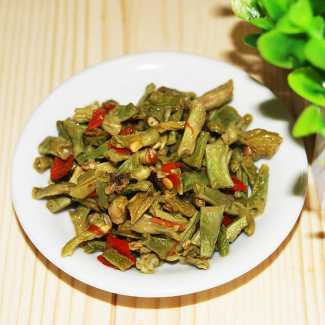 南县特产坛子菜腌豆角卜豆角传统特色湘菜非全干农家烟火200克