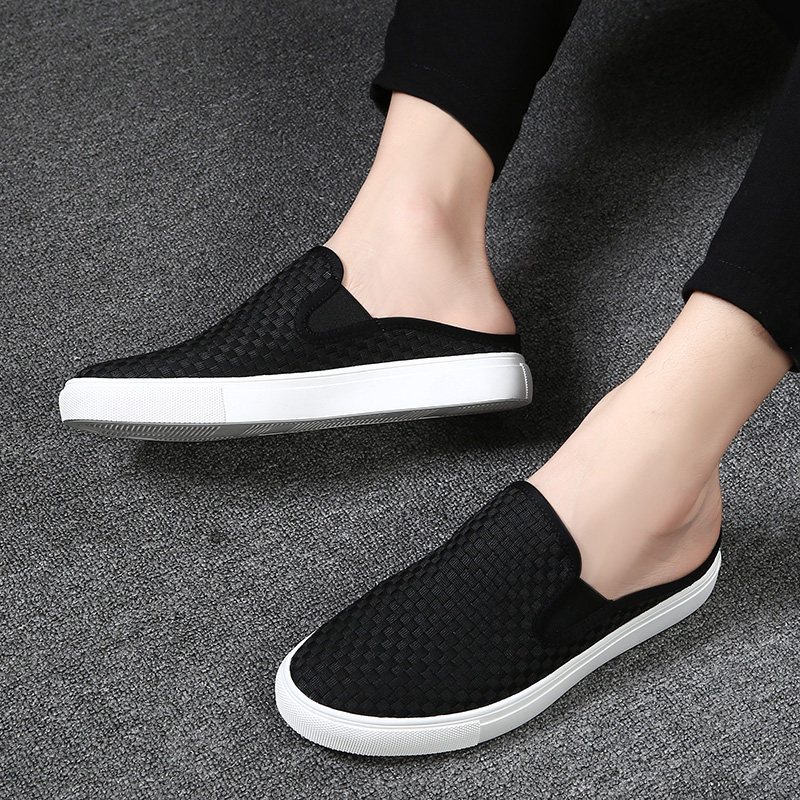 拖鞋男士包头凉拖鞋夏季懒人凉鞋室外防滑韩版时尚外穿半拖鞋男潮