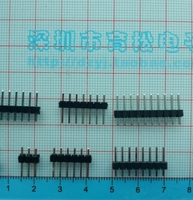 2.54MM 单排针 双排针 单排针 单排弯针 2/3/4/5/6/7/8/9/10P
