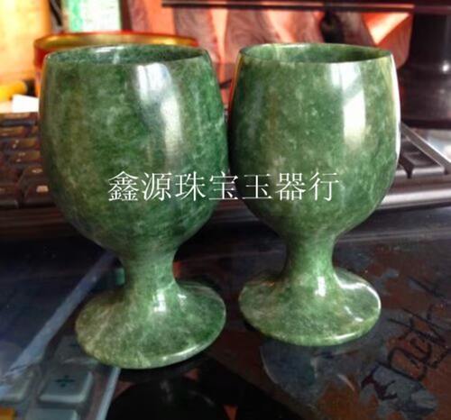 天然贵州翠酒杯 翠玉酒杯 翠玉摆件酒杯 厂家直销