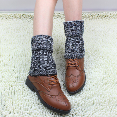 混色袜套保暖百搭女秋冬短筒腿套
