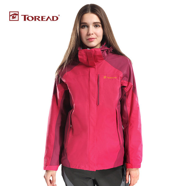 探路者 女款 三合一冲锋衣 优惠券折后¥399包邮(¥ 549-150)4色可选