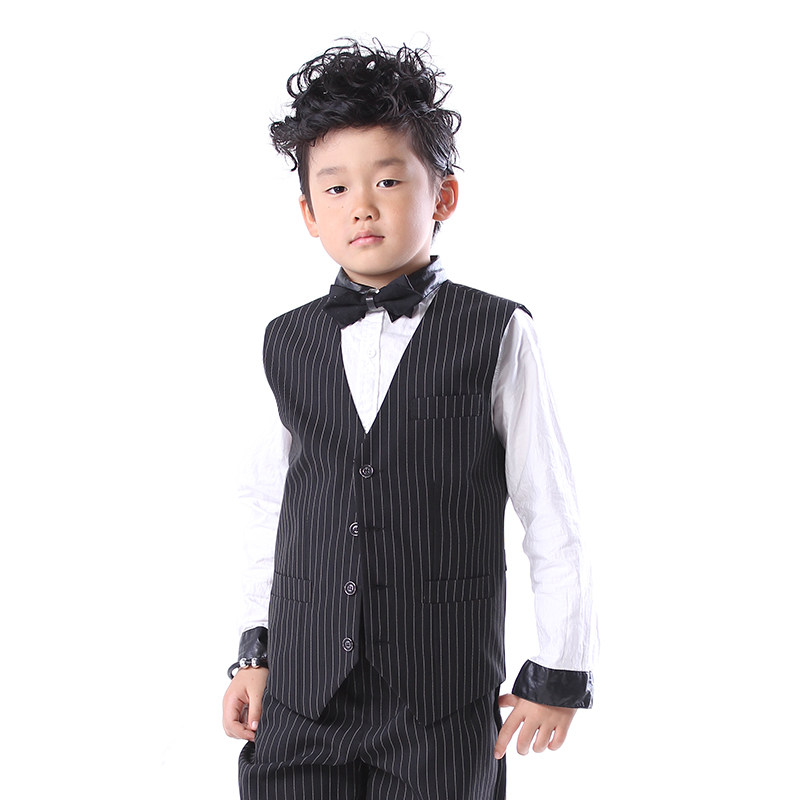 男女儿童小孩帅气battle街舞震感舞嘻哈POPPING机械锁舞条纹马甲