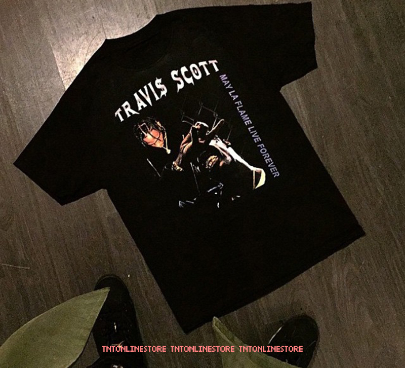 Travis Scott Rodeo Tour Vintage Tee 36巡演限量版饶舌嘻哈T恤