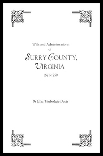【预售】Wills and Administrations of Surry County, Virgin