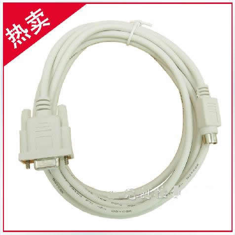 三菱PLC编程电缆/数据下载线SC-09 适用于FX系列PLC串口电缆 3米