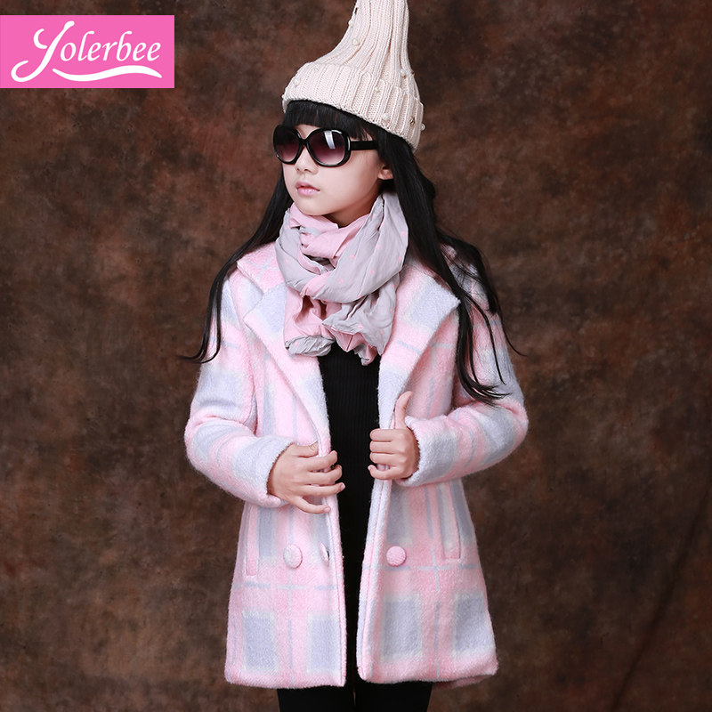 Manteau pour fille YOLERBEE en laine - Ref 2161650 Image 1