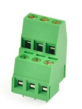 环保铜DG500A升降式接线端子绿色连接器KF128A-5.0MM间距EEK500A