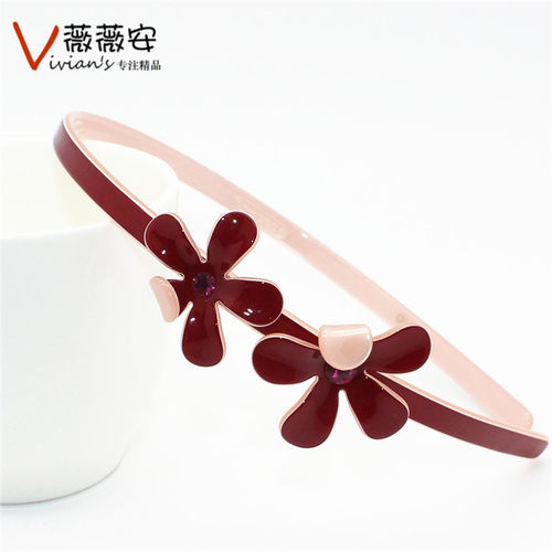 小花佩妮chaplet点钻娇羞发带