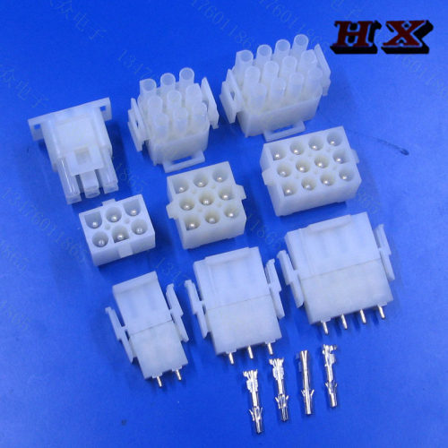 63080 CF 2P3P4P5P6P9P12P15P防AMP连接器PC焊板整套电梯专用插头