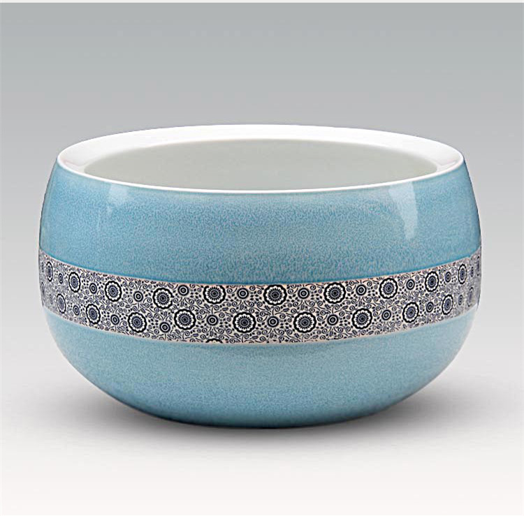 景德镇陶瓷 鱼缸 颜色釉瓷器 金鱼缸/水缸/米缸/书字画家居摆件