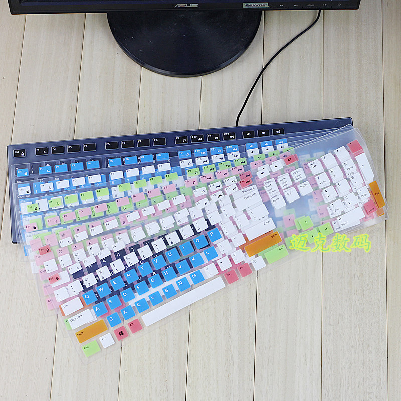 升派 华硕一体机电脑 K20 V241 V221 一体机电脑键盘保护膜贴套