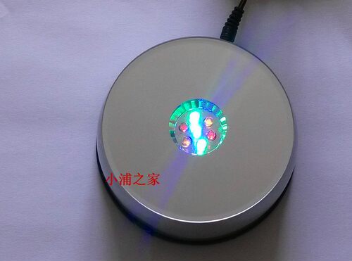 七彩灯玉器工艺品摆件水晶内雕
