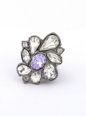 欧美风饰品水晶宝石戒指