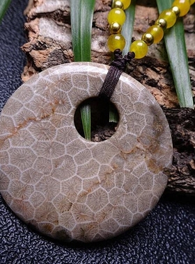 菊花石发晶水草玛瑙碧玺吊坠包邮