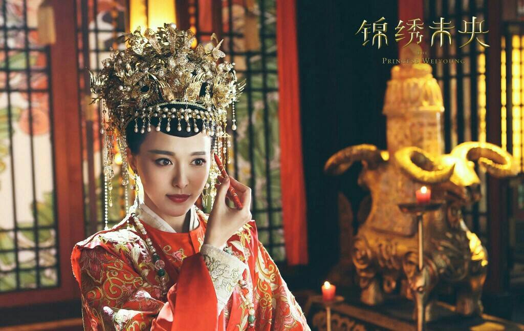 锦绣未央唐嫣仿款大婚新娘发饰头饰古装汉服皇后凤冠发簪cos同款