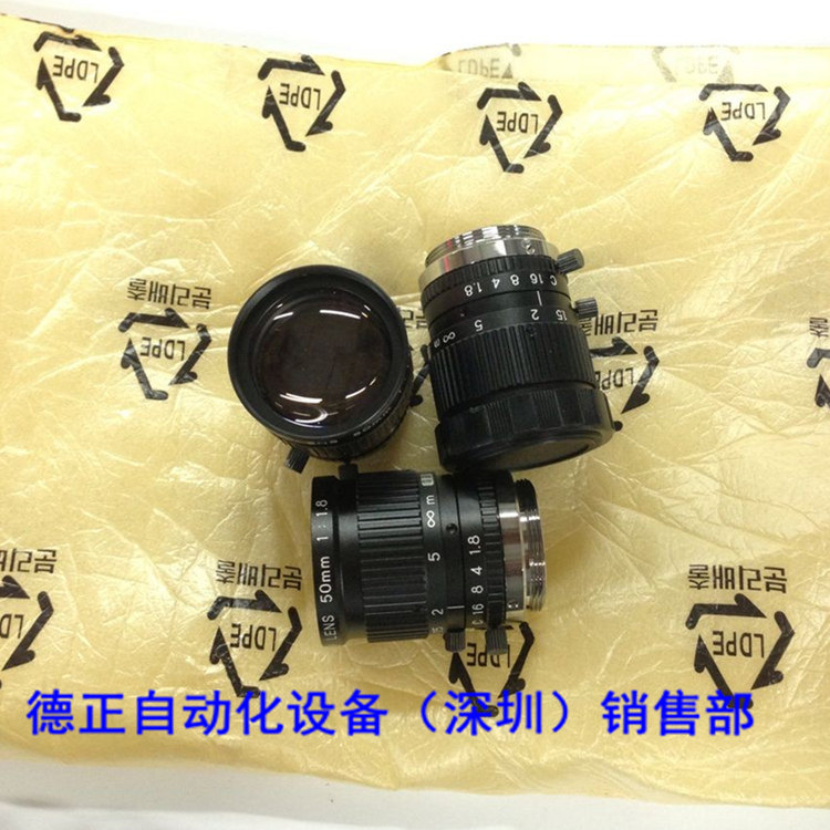 全新原装SMC日本TV LENS 50mm 1:1.8 工业镜头 摄像机 如假白送