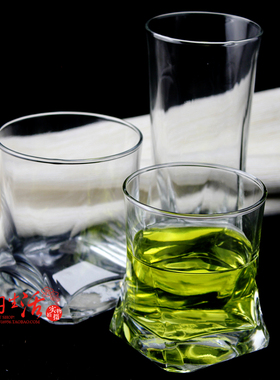 意大利进口Borgonovo 高迪科圆口四方底异形杯威士忌杯茶杯果汁杯