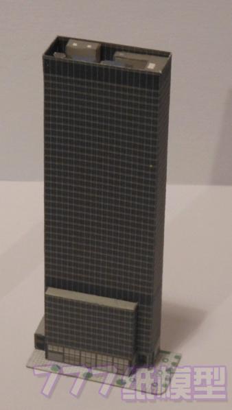 世界城市摩天楼建筑沙盘纸模型