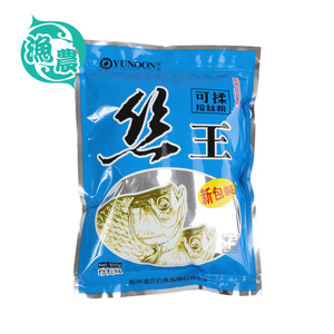 渔农丝王拉丝粉中长丝小麦蛋白粉鱼饵窝料配方拉大球特惠1斤水库