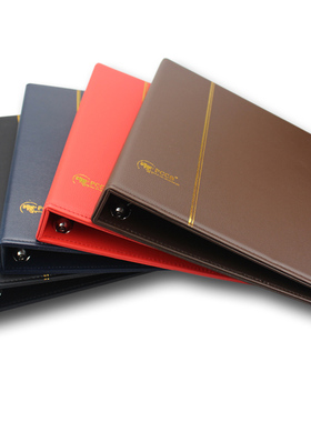 包邮明泰PCCB大型活页集邮册邮票收藏册纸币册钱币硬币保护册活页