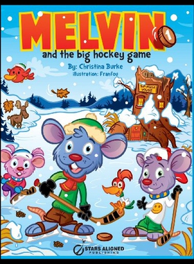 【预售】Melvin and the Big Hockey Game (Hardcover)