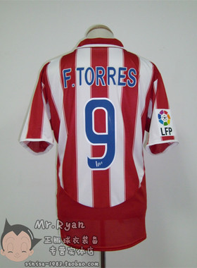 03-04 马德里竞技 / 马竞 主场球衣 9号 托雷斯 连西甲大臂章