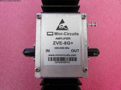 MINI进口 ZVE-8G+ 2-8GHz 30dB 30dBm/1w 射频低噪声高功率放大器