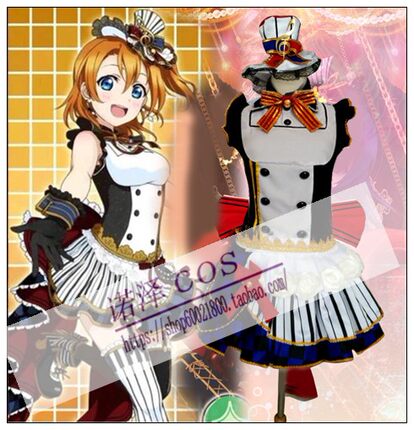 现货【LoveLive!】九月女仆觉醒 SR高坂穗乃果 COSPLAY服装