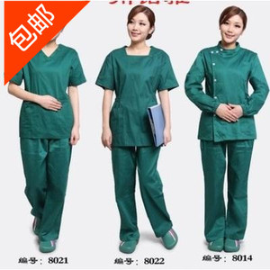 南丁格尔手术室男女短袖洗手衣全棉可消毒分体隔离服涮手衣工作衣