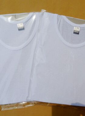 42支三枪老头衫  三枪精漂汗布圆领短袖男衫21095A1