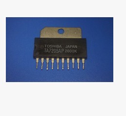 进口拆机 质保TA7205AP 原装 汽车音频功率放大器 IC芯片ZIP-10脚