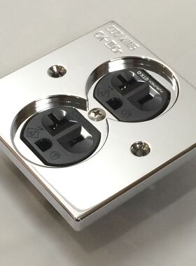 古河 FURUTECH 旗舰 GTX-D(G) 镀金 电源CK-IICR 紫铜镀铑 墙插座